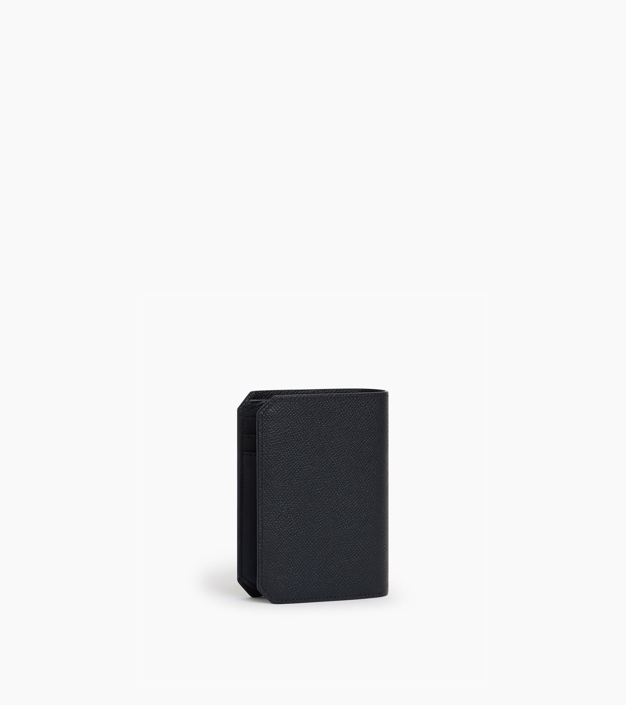 Le Tanneur Gaston portefeuille vertical 2 volets cuir noir RFID