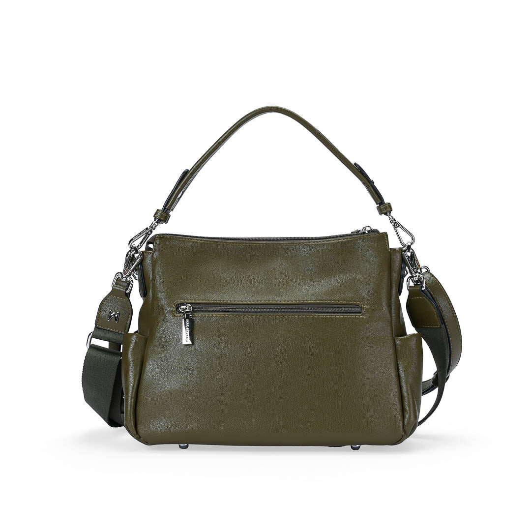 MAC ALYSTER MILAN 2.0 sac besace kaki chaîne 30 cm