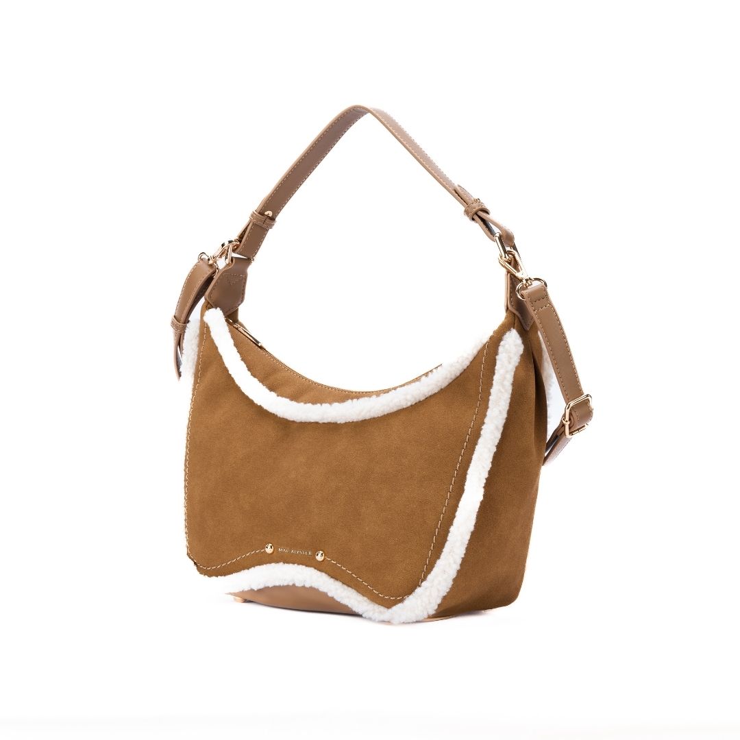 MAC ALYSTER Smart sac besace marron