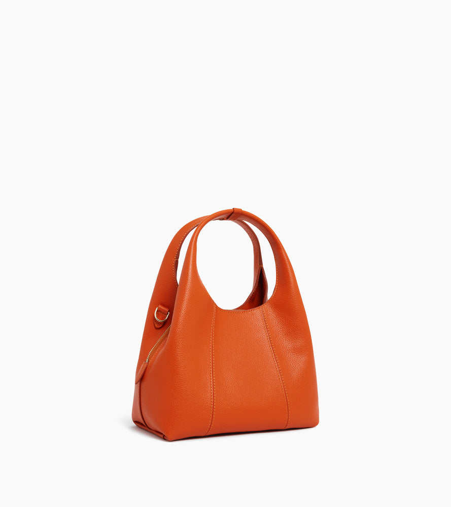 Le Tanneur Juliette petit sac à main cuir grainé bandoulière