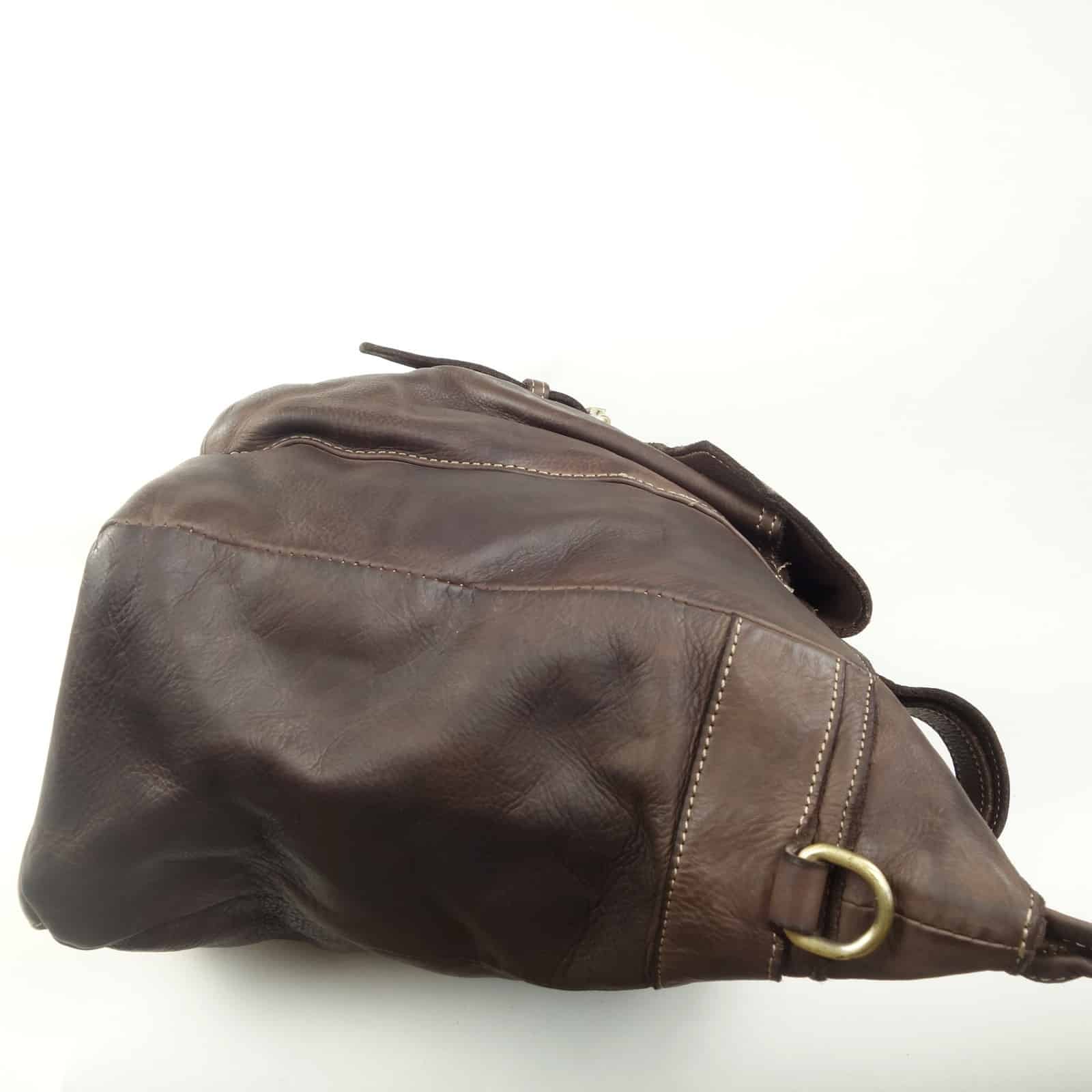 Collection Esprit Cuir Zeno sac 24h marron cuir vintage