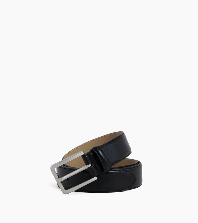 Le Tanneur ceinture cuir lisse homme boucle ronde 35 mm
