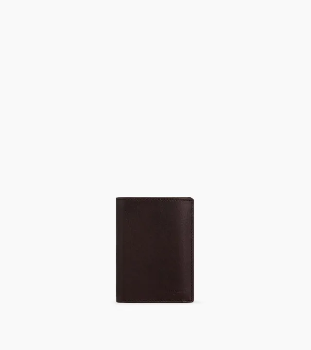 Le Tanneur Gary portefeuille cuir huilé vertical zip