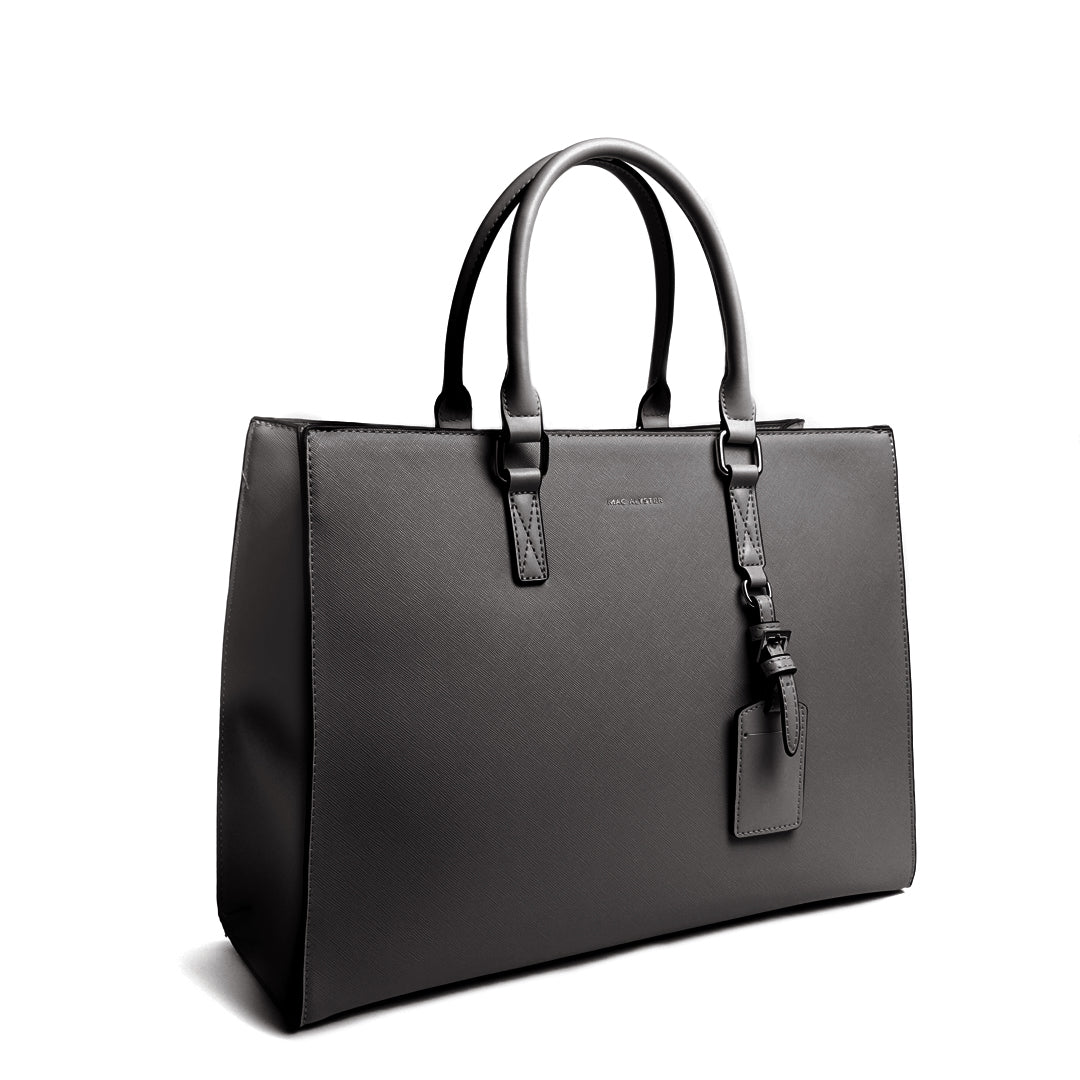 MAC ALYSTER 762 sac shopping A4 Noir 3 compartiments