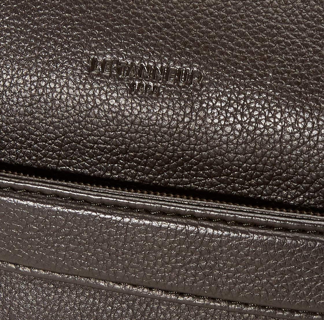 Le Tanneur Handbags Charles sacoche homme cuir grainé zippée business