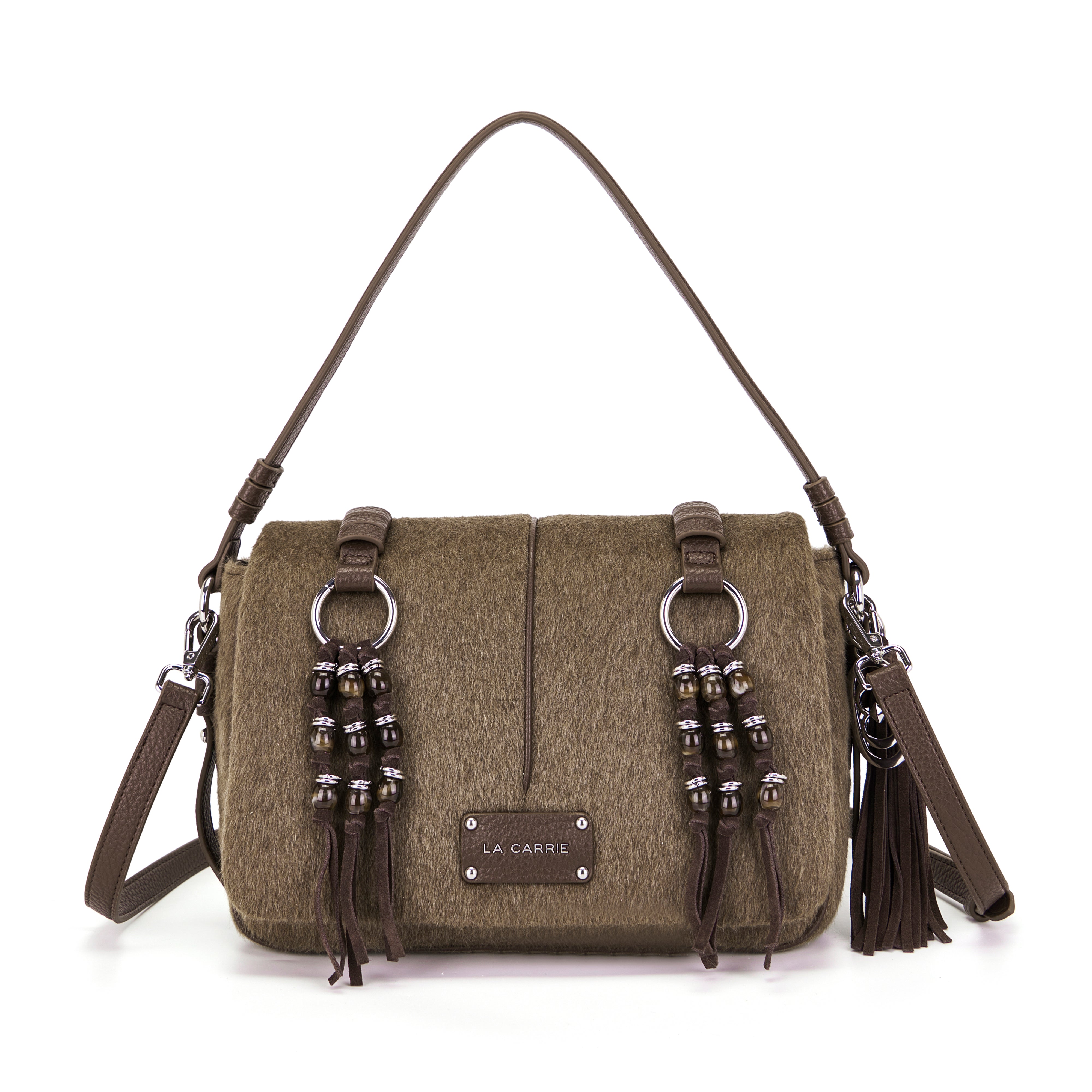 La Carrie Sarner sac épaule marron 29 x 19 cm charms