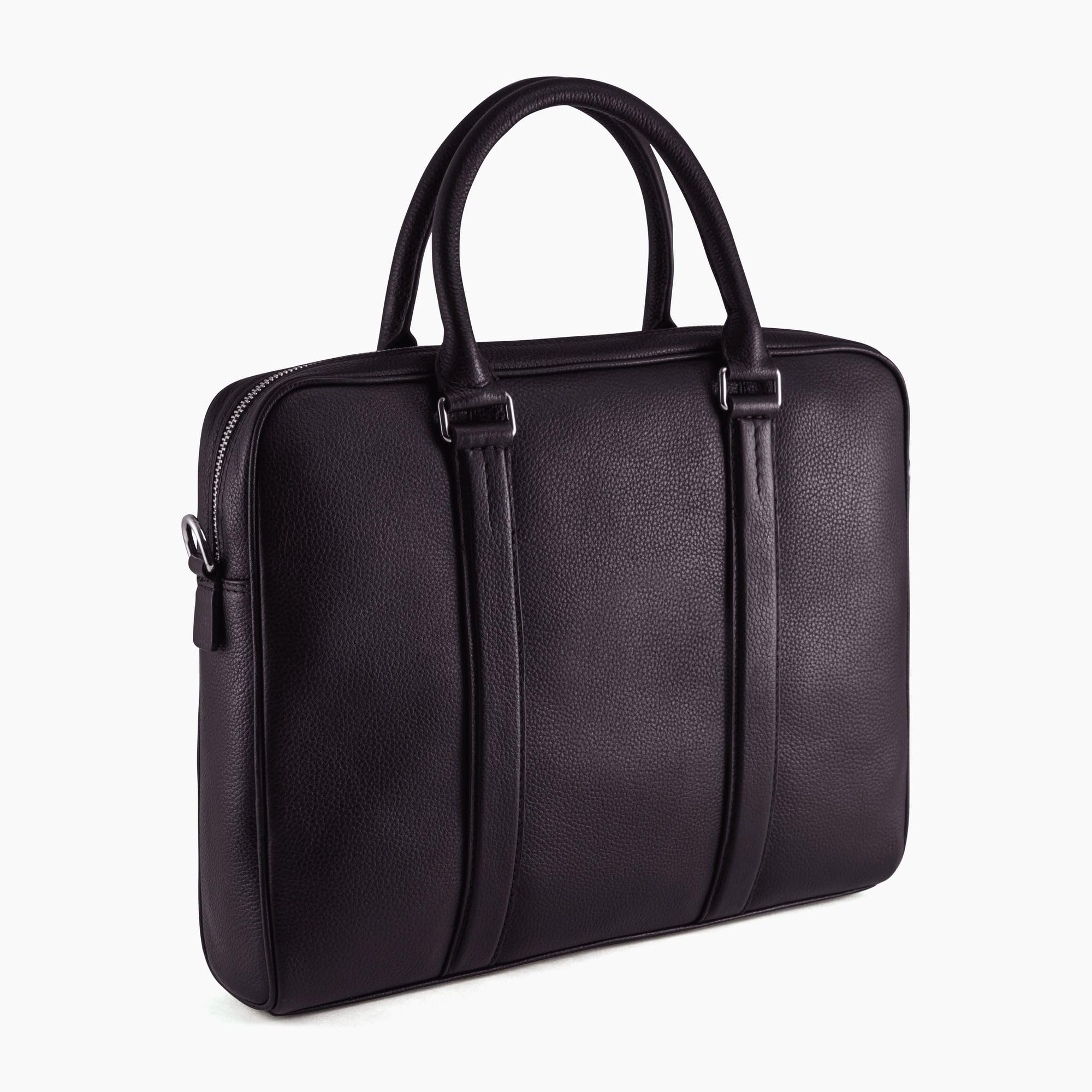 Le Tanneur Charles Porte-Documents Cuir 13 Pouces Slim