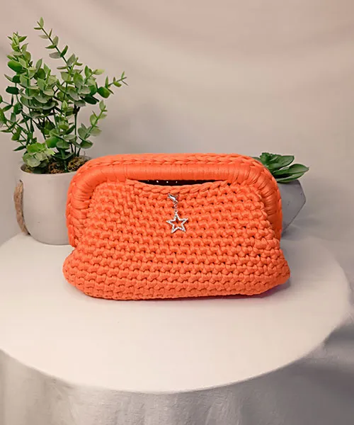 Takiri Mona TK1038 sac à main orange fermoir