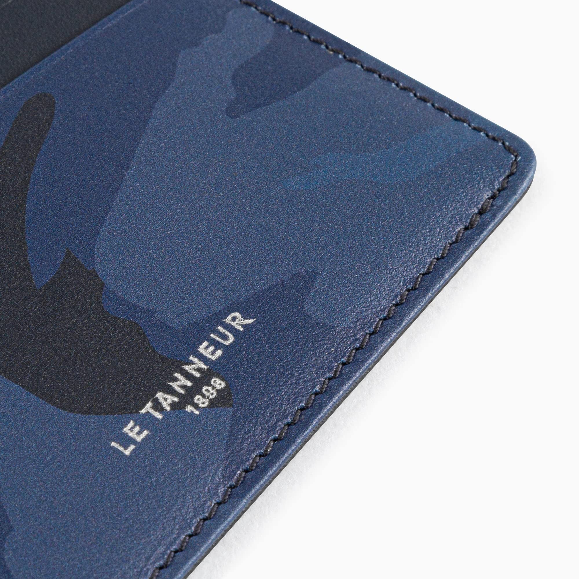 Le Tanneur Nathan porte-cartes cuir grainé léger homme