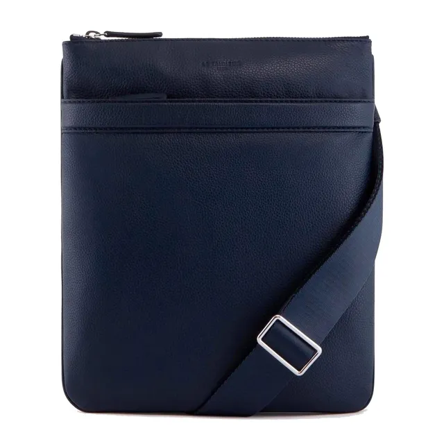 Le Tanneur Charles Sacoche bandoulière cuir grainé noir