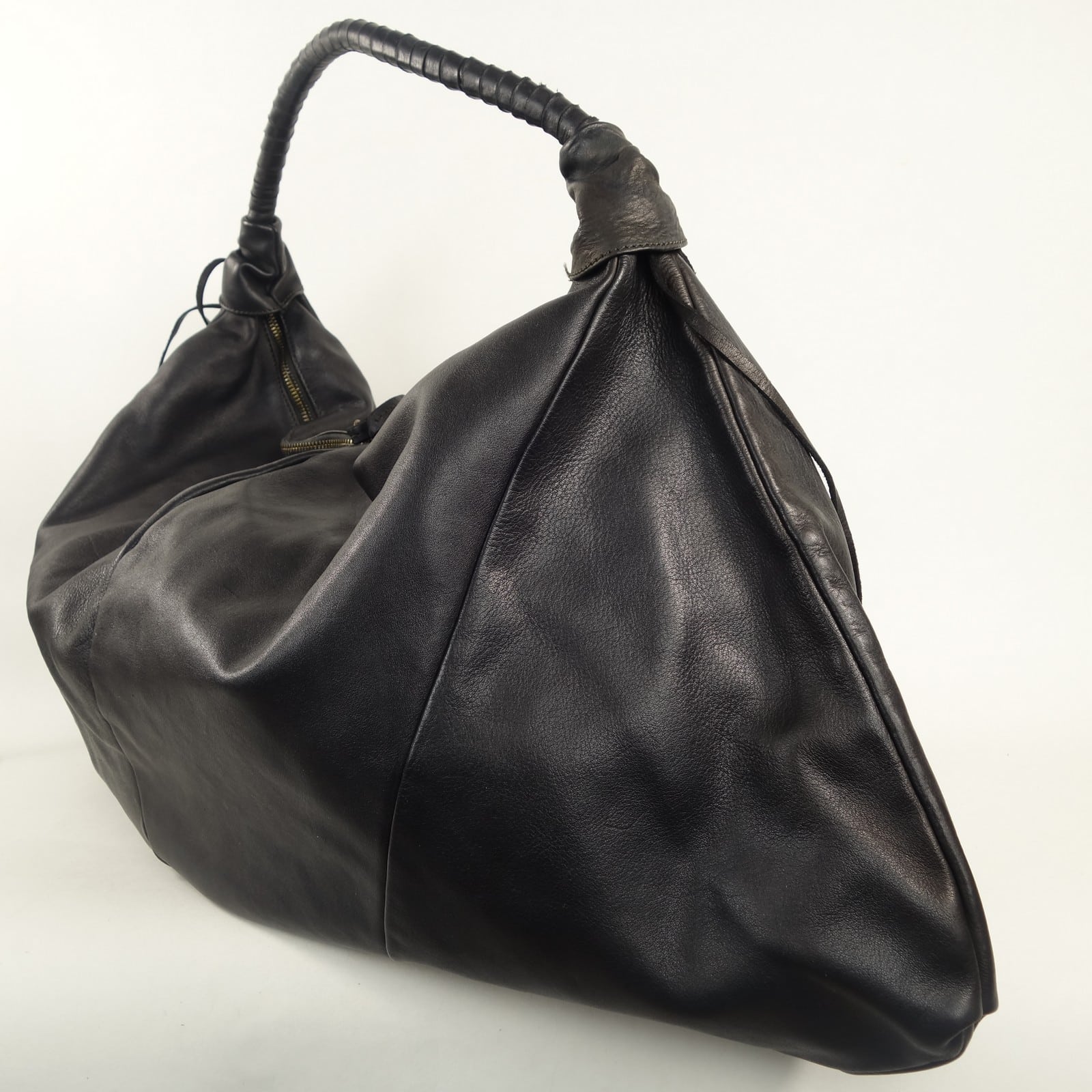 Collection Esprit Cuir Nadia grand sac cuir noir