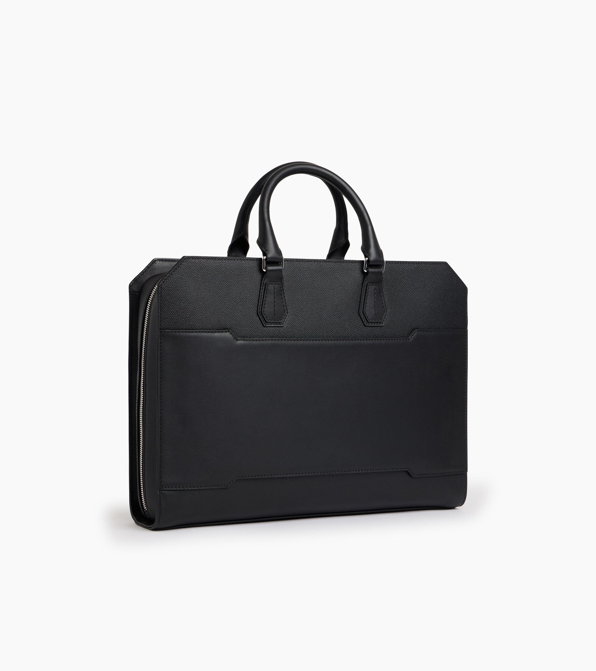 Le Tanneur Gaston porte-documents cuir noir 15 pouces