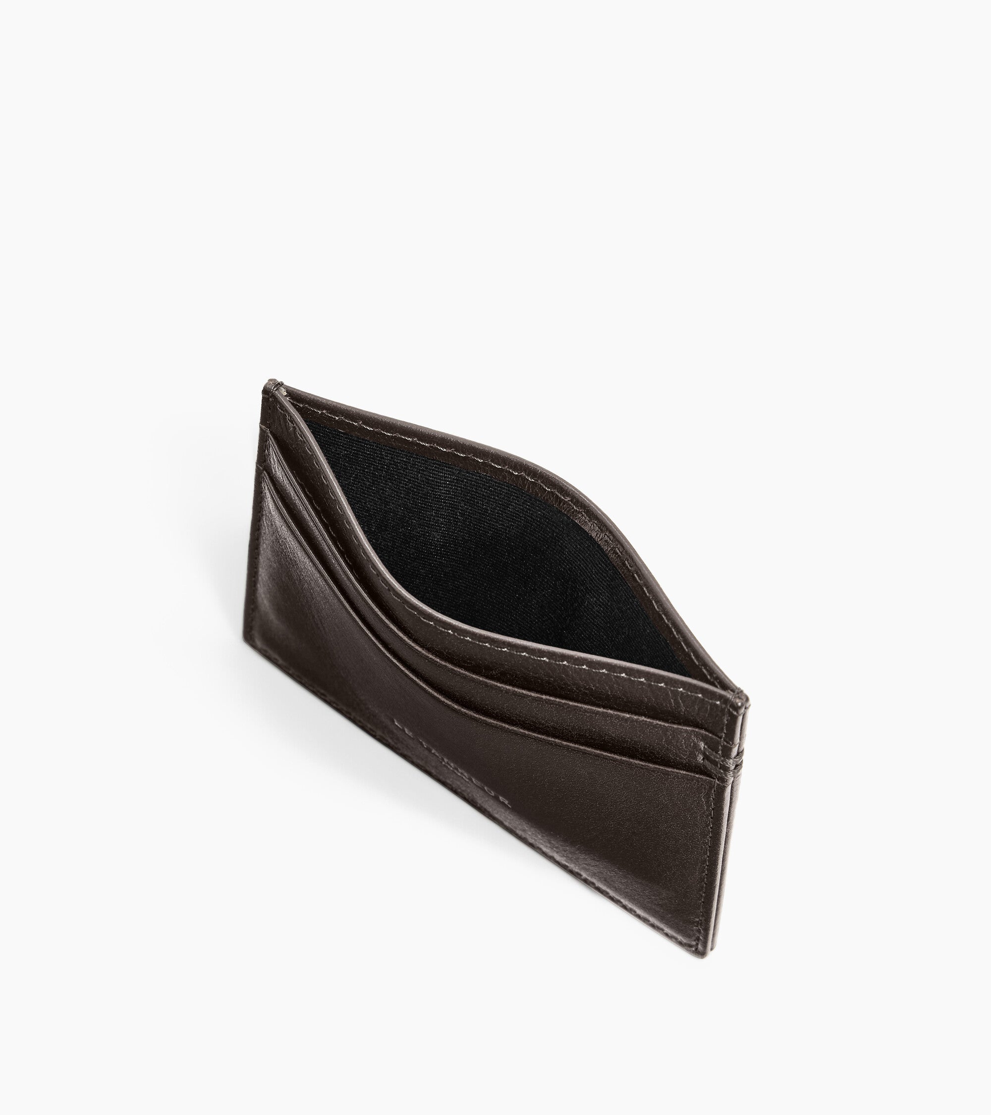 Le Tanneur Lucien porte-cartes cuir huilé brown coffee