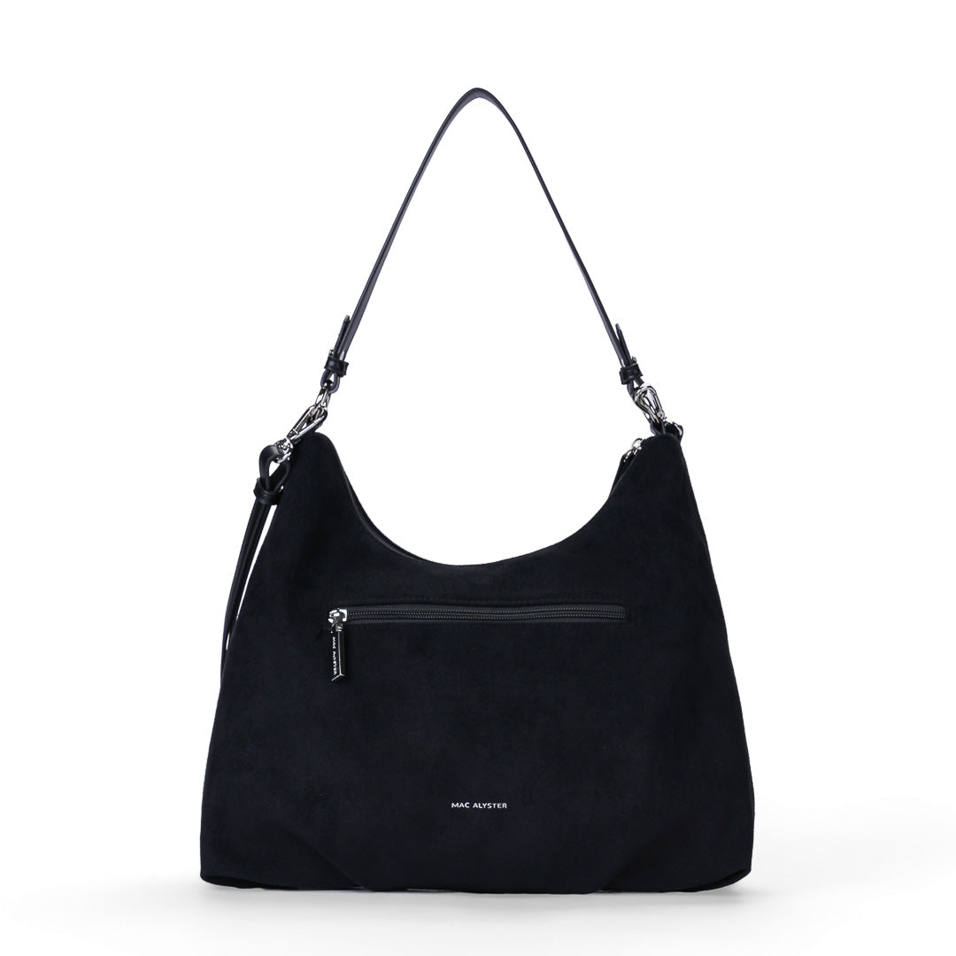 Mac Alyster Captivante sac besace synthétique noir 33x22 cm