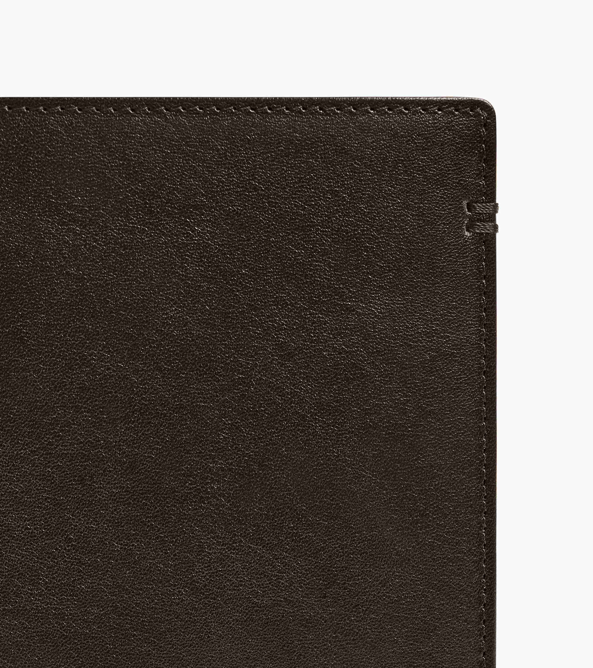 Le Tanneur Lucien portefeuille zippé 2 volets cuir huilé Brown Coffee