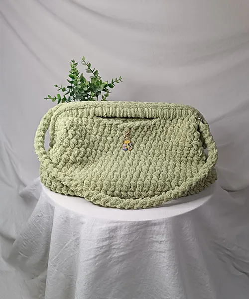 Takiri Mona TK1145 Sac à Main Vert Clair Pilou XL