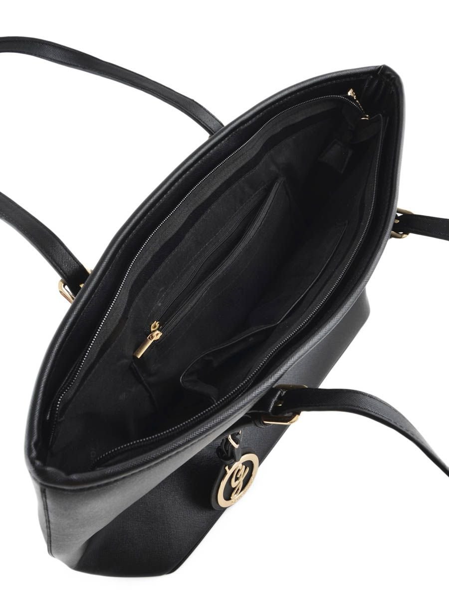 Gallantry Cabas sac cours noir ville A4 46 cm vinyle