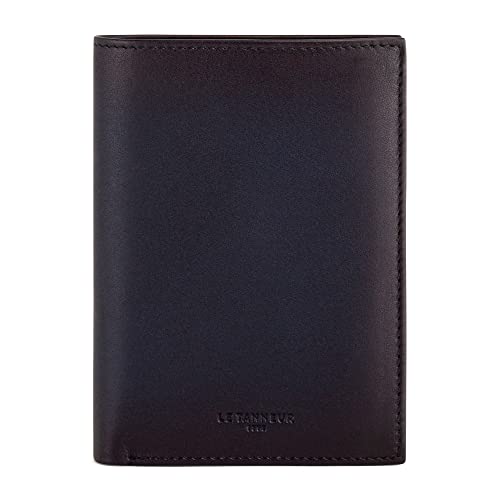 Le Tanneur Albert porte-cartes portefeuille cuir patiné