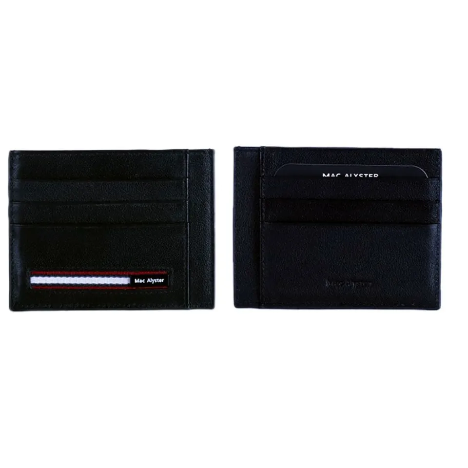 Mac Alyster Prelude Grand Porte Carte Noir Extra-Plat