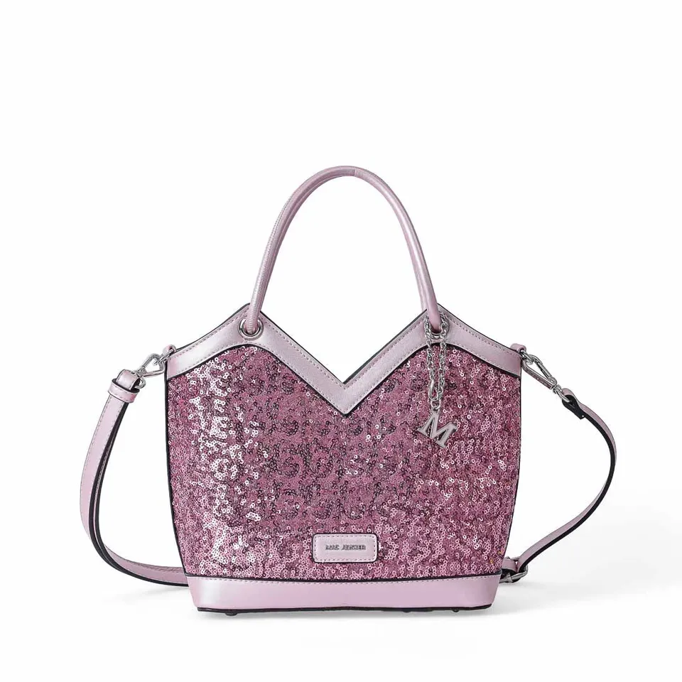 MAC ALYSTER SAINT-RAPHAEL SEQUIN Sac seau rose