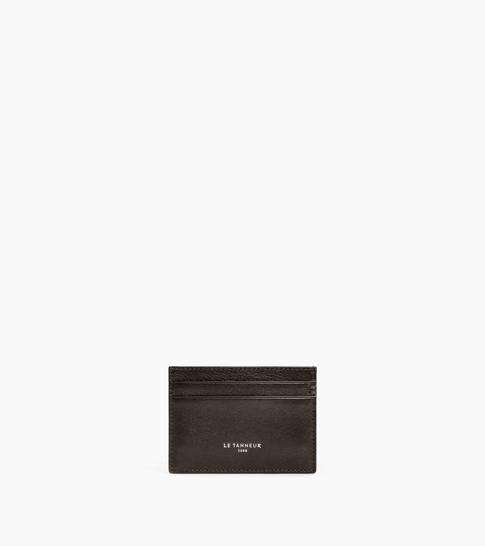 Le Tanneur Lucien porte-cartes cuir huilé brown coffee