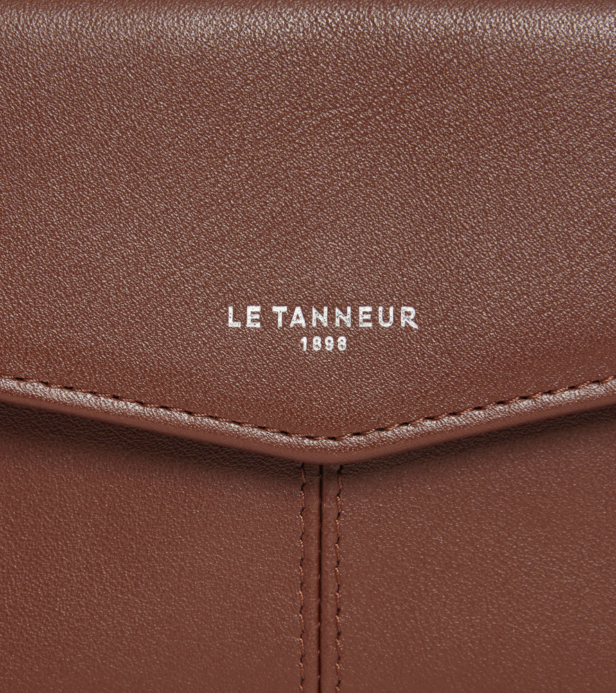 Le Tanneur Charlotte pochette cuir moyen modèle enveloppe