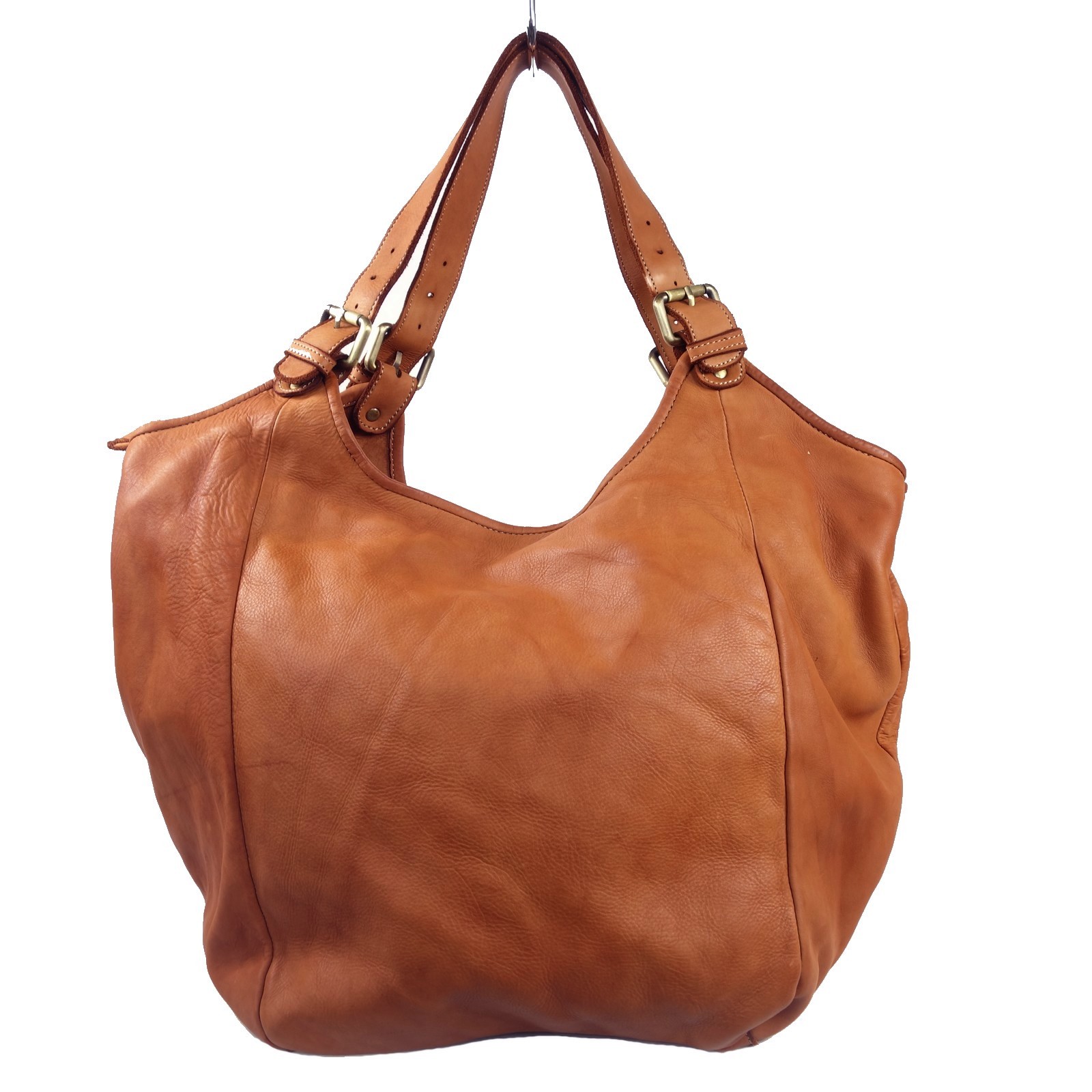 Collection Esprit Cuir MANUE grand sac cuir naturel vintage PC