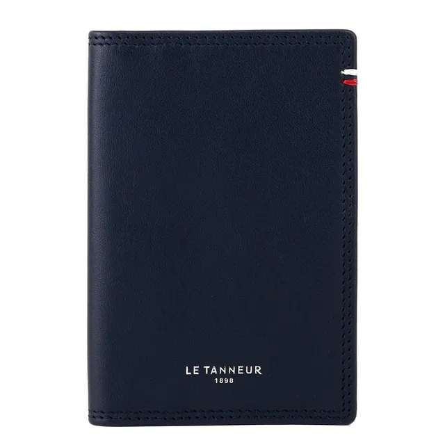 Le Tanneur Martin porte-cartes cuir lisse vertical 8 cm