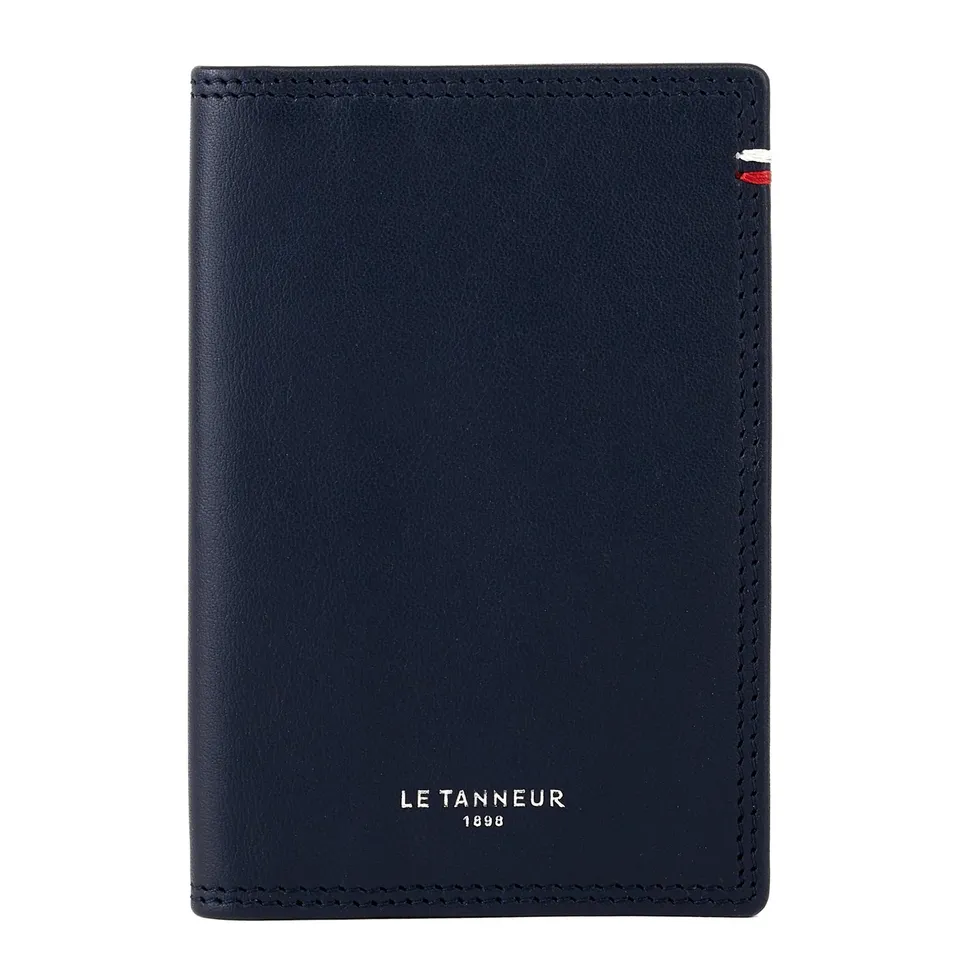 Le Tanneur Martin porte-cartes cuir lisse vertical 8 cm