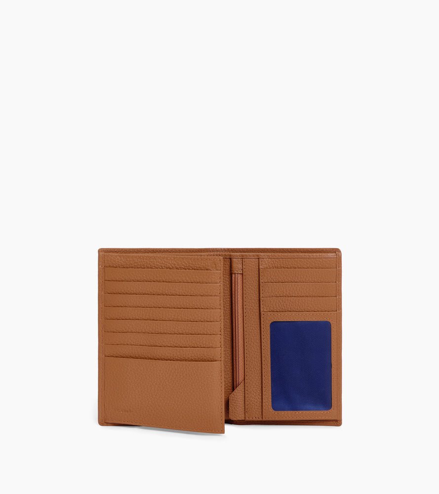 Le Tanneur Charles Portefeuille Cuir Grainé Brown Tan