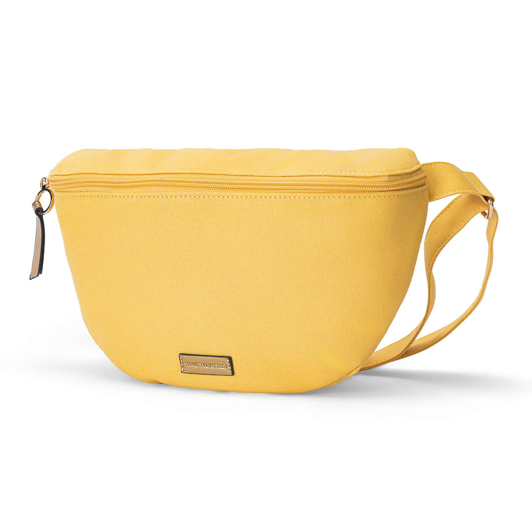 MAC ALYSTER Banane Coton sac banane M jaune