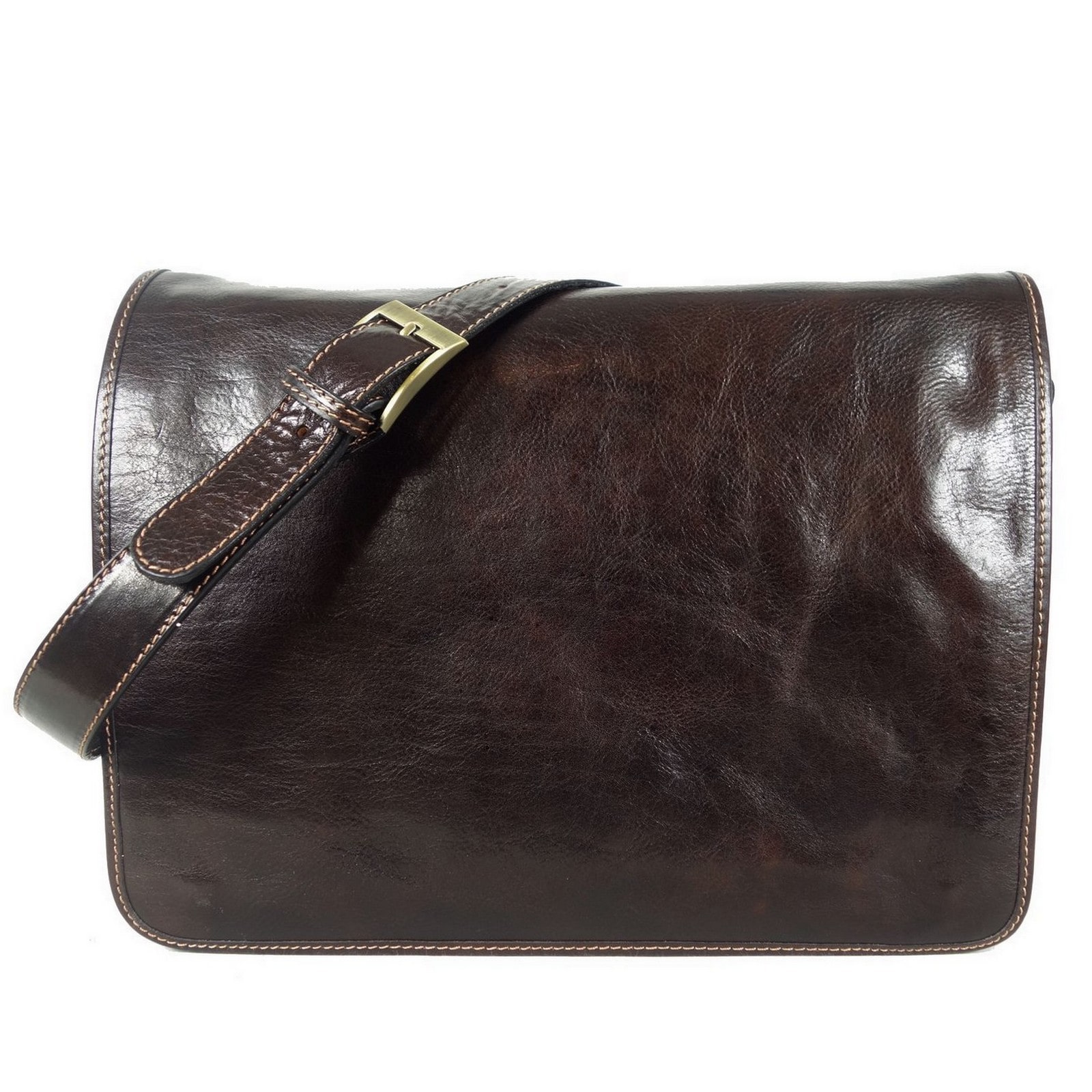 Collection Esprit Cuir Cartables & Sacs Ordi FIRENZE messenger cuir brun A4