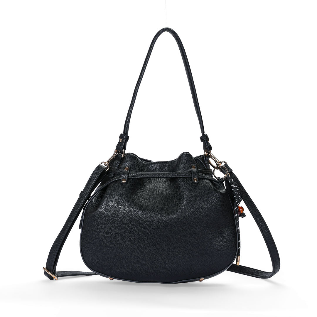 MAC ALYSTER HARMONIA sac bourse Marron Cognac