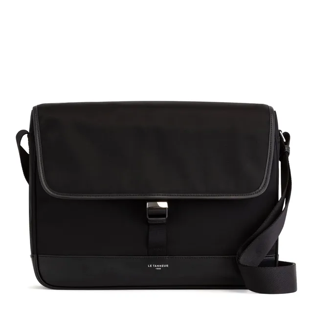 Le Tanneur Gaspard sac bandoulière cuir noir homme