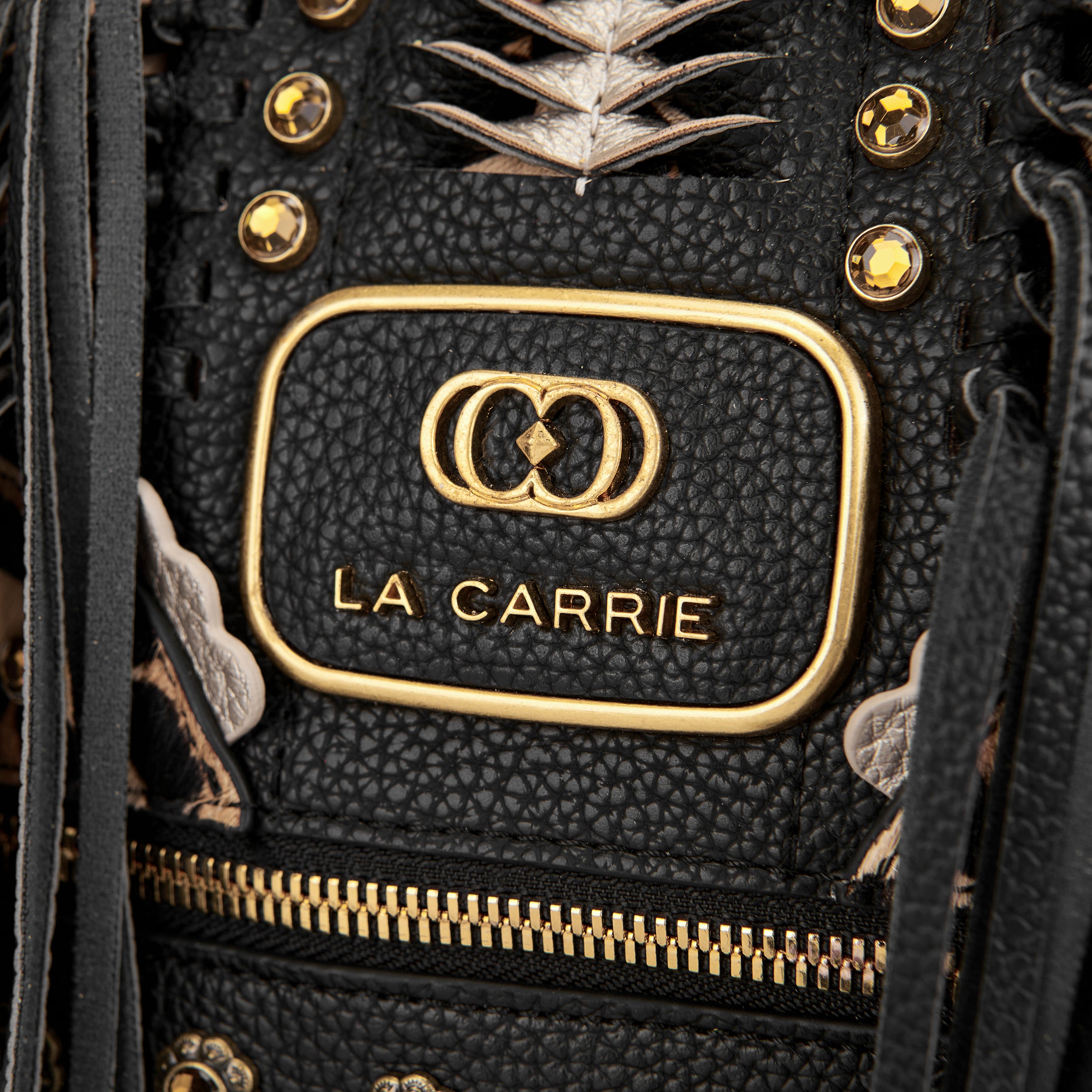 La Carrie Jungle sac seau léopard 26x19x28cm