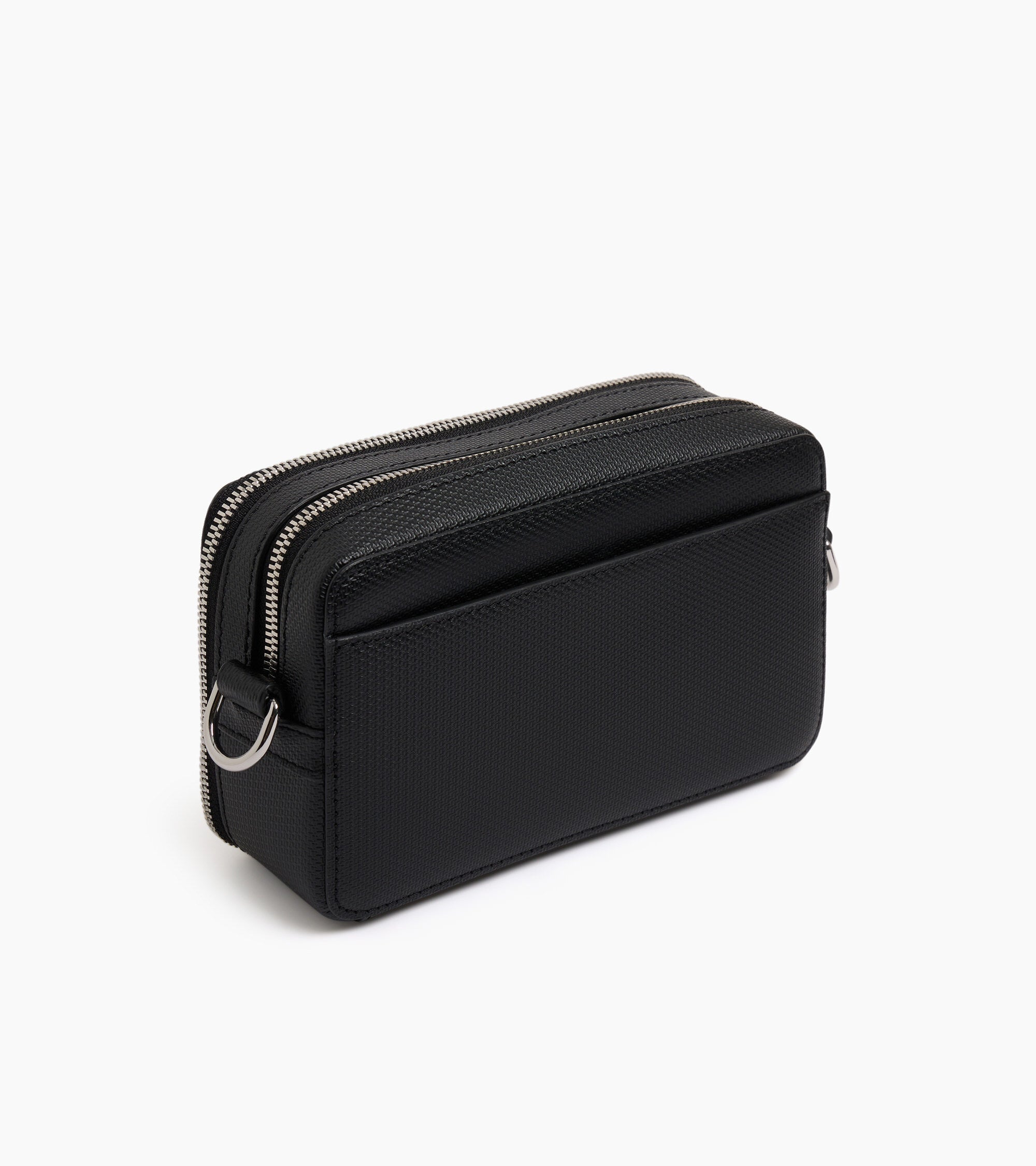 Le Tanneur Emile petite sacoche cuir noir 2 compartiments