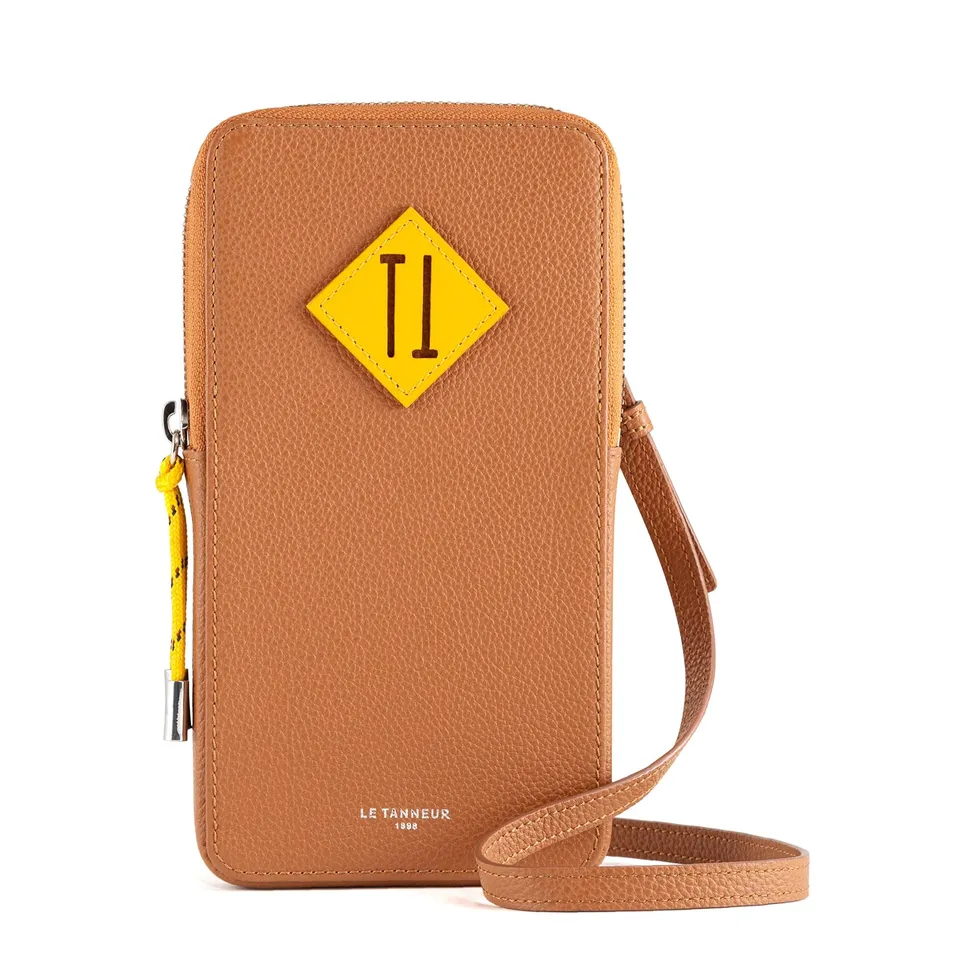 Le Tanneur Nathan porte-cartes cuir homme dragonne 7x13 cm