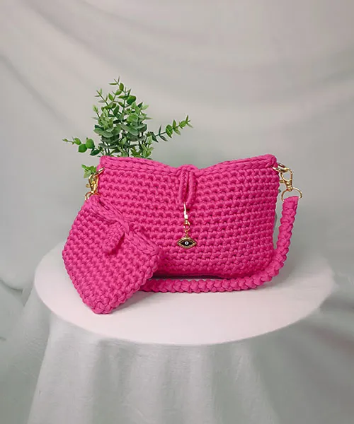 Takiri Lady TK1081 sac à main rose chaîne