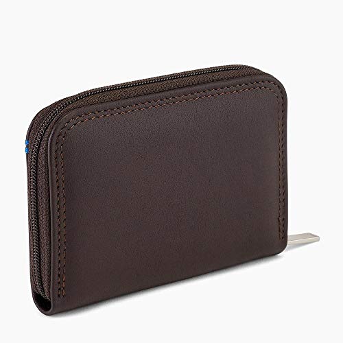 Le Tanneur Martin porte-monnaie cuir zippé noir anti-RFID