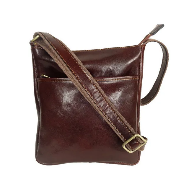Collection Esprit Cuir EDOARDO pochette cuir marron homme