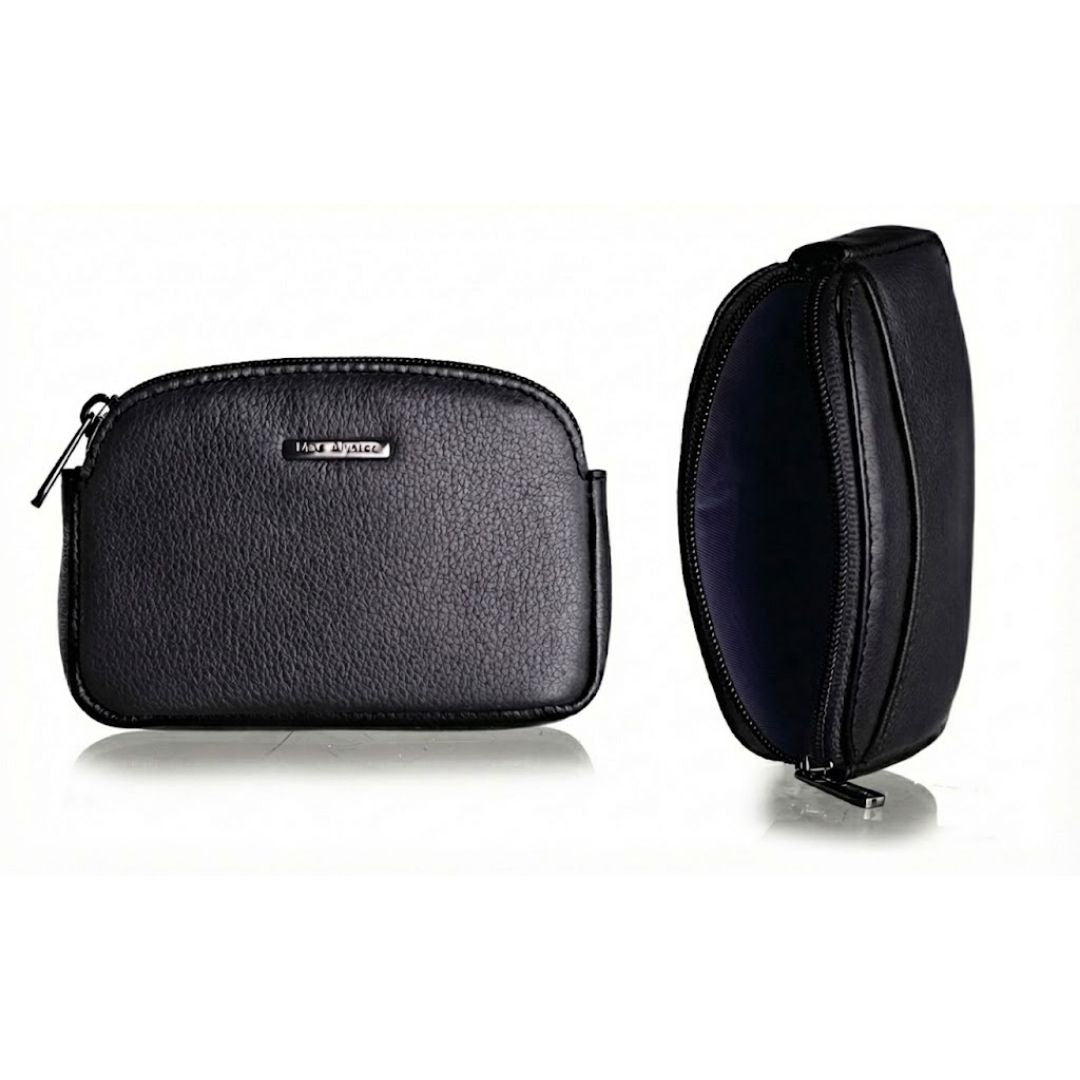 MAC ALYSTER SIGNATURE porte-monnaie noir/noir zippé