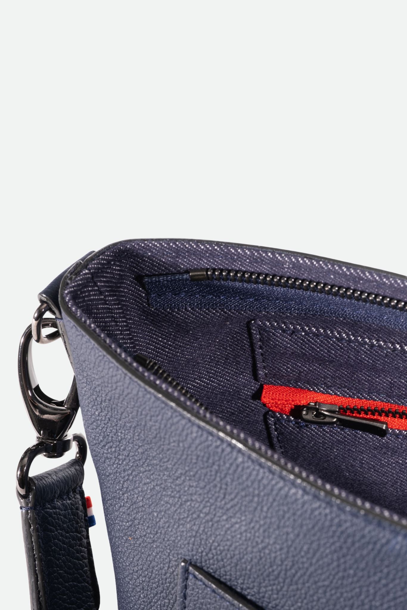 Nodie's Andy sac cabas cuir marine léger travail