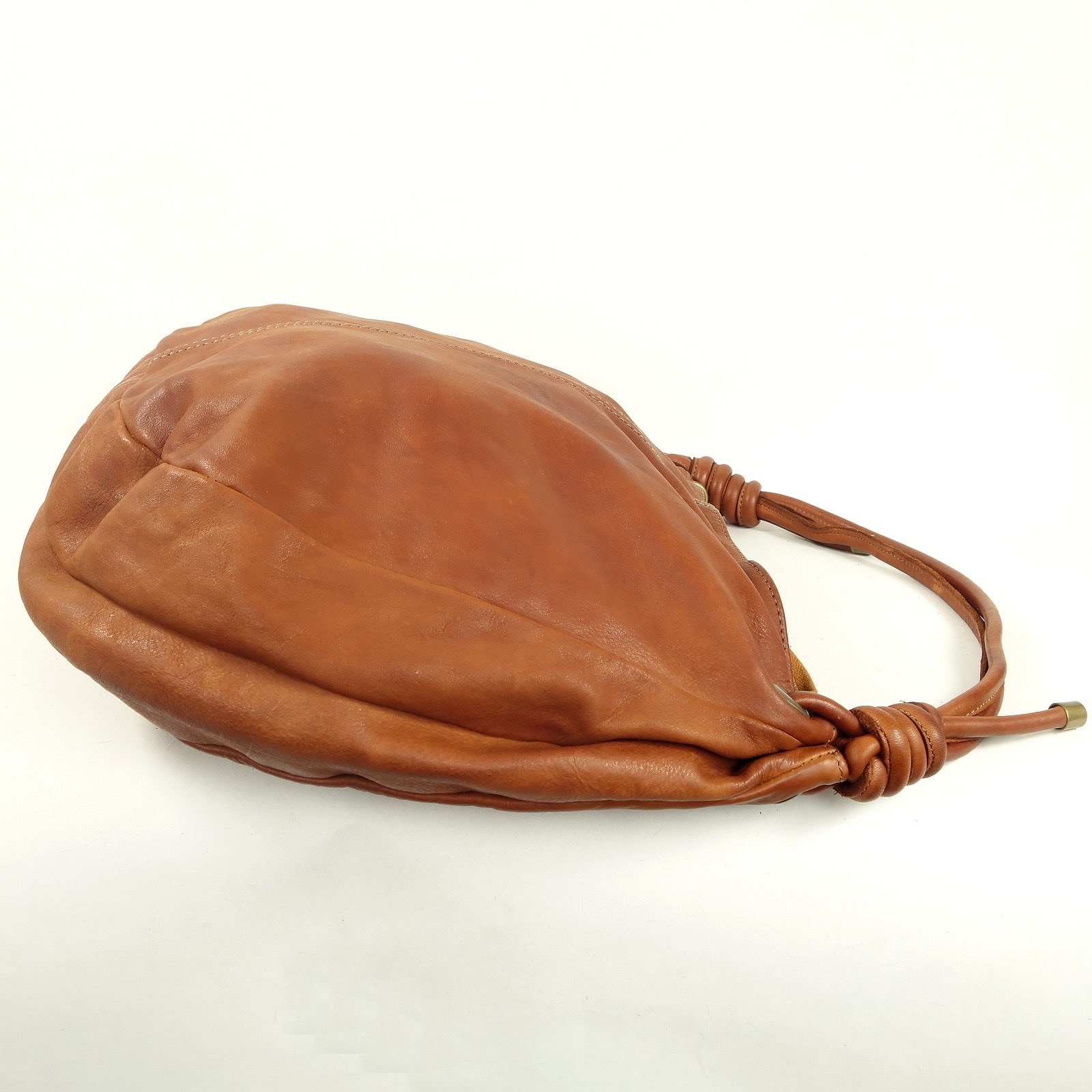 Collection Esprit Cuir Sac porté épaule Perla sac cuir marron
