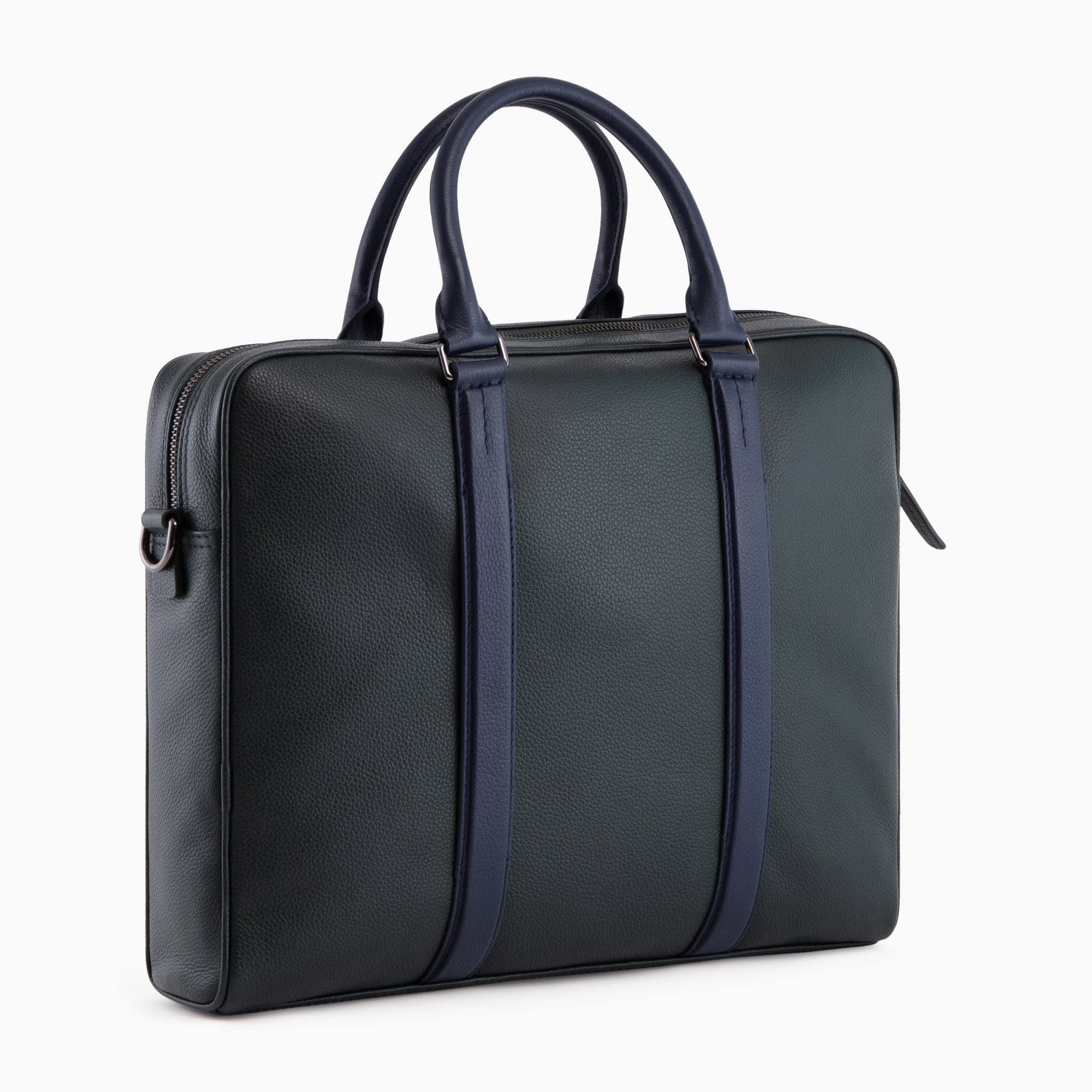 Le Tanneur Charles Porte-documents cuir grainé 14" 39x31 cm