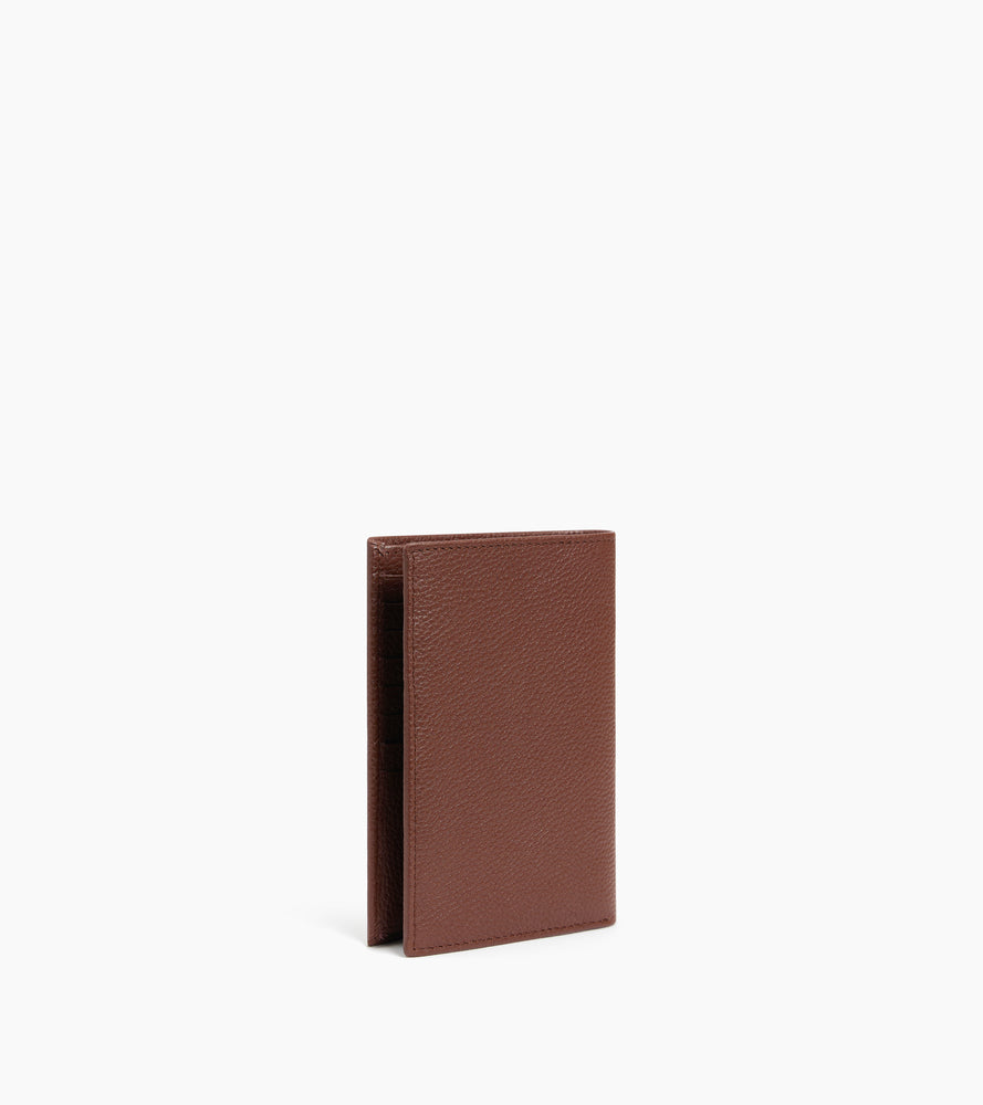 Le Tanneur Charles grand portefeuille vertical cuir grainé