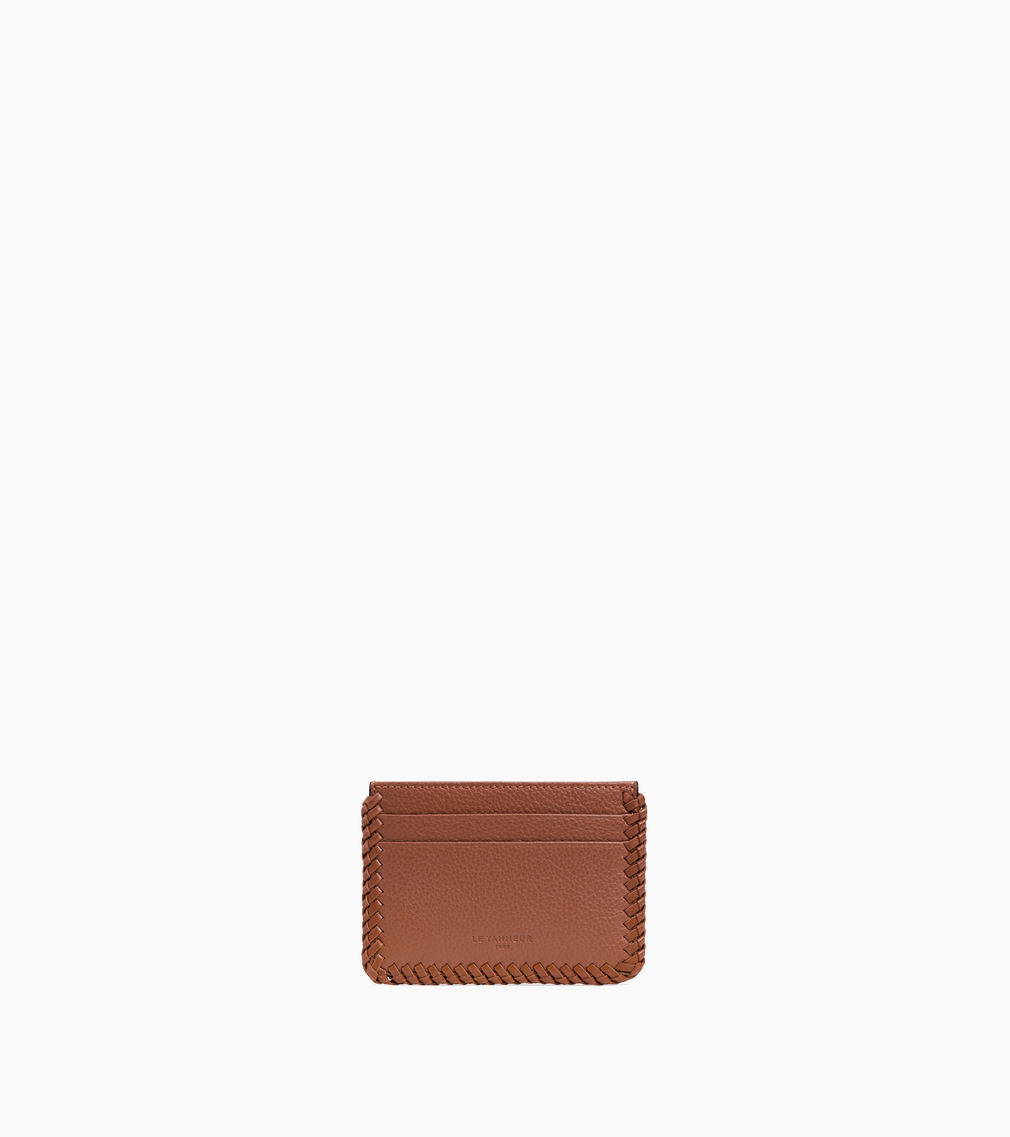 Le Tanneur Emilie porte-cartes cuir grainé marron anti-RFID