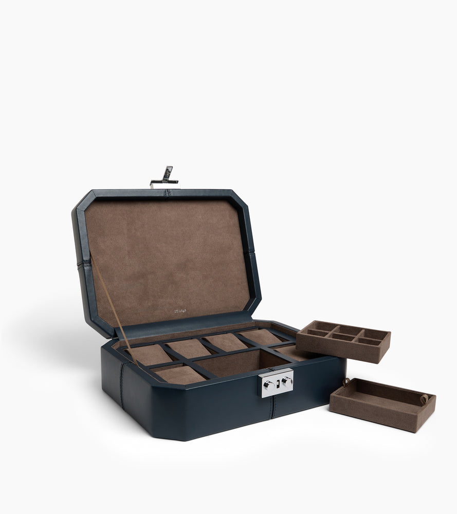 Le Tanneur coffret 6 montres cuir Twilight Blue