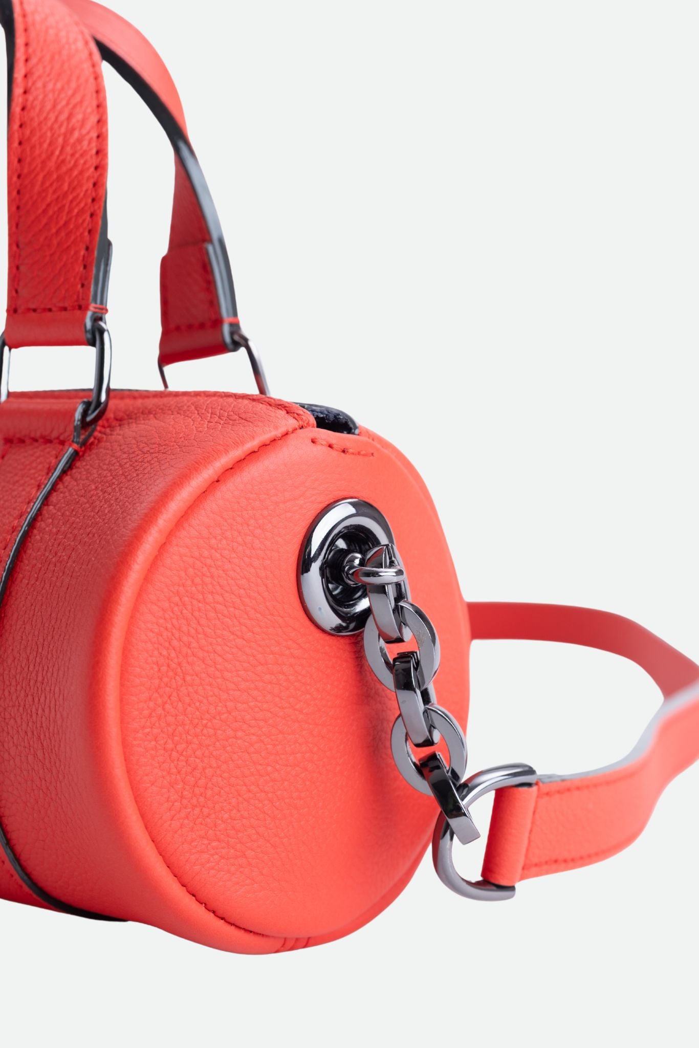 Nodie's Jim nano sac bowling rouge grainé cuir