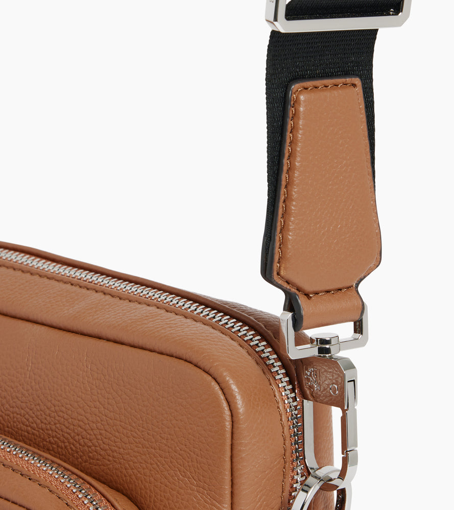 Le Tanneur Marceau sac bandoulière cuir grainé marron