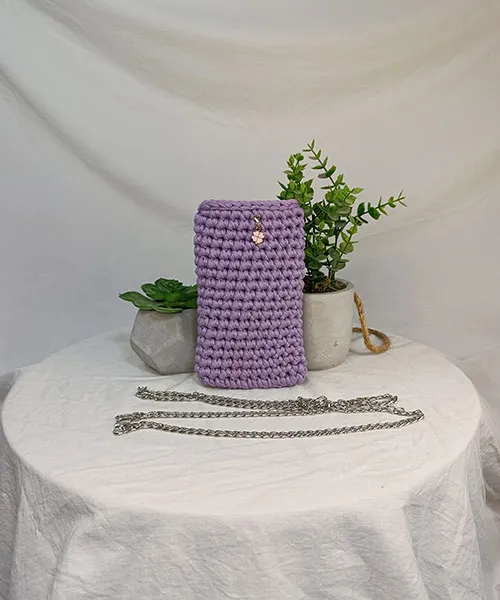 Takiri Infini TK771 sacoche téléphone violet crochet